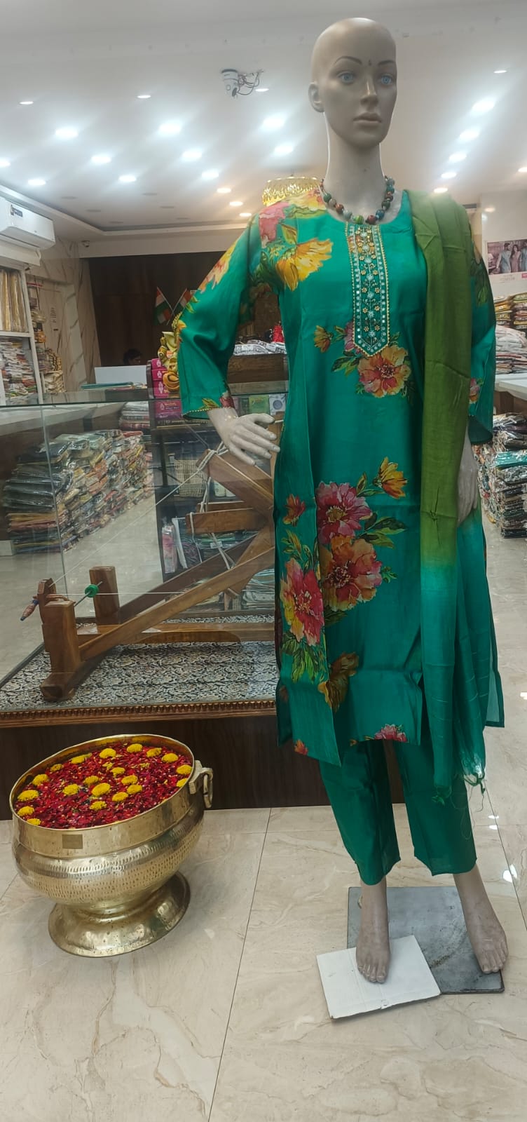 3piece silk suit