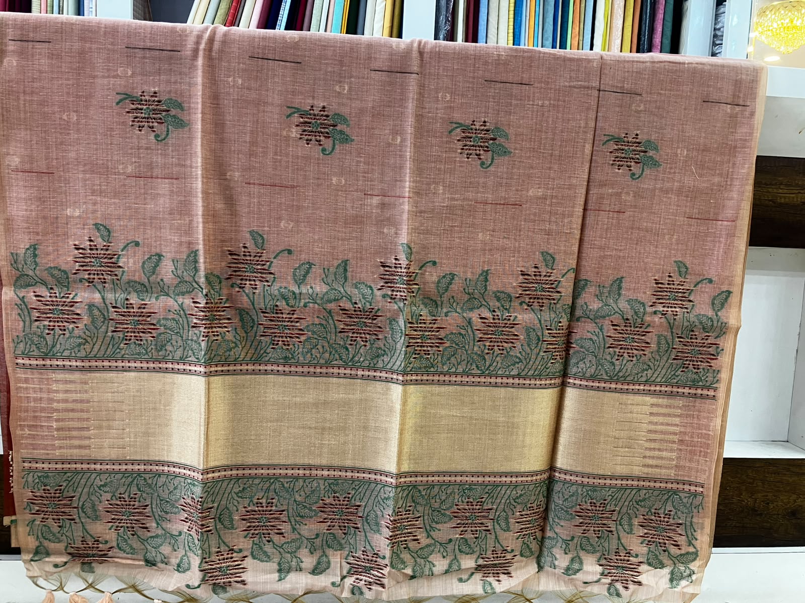 khadi Jamdani for Rakhi gift