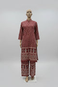 ajrak printed cotton cod set