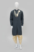 gray colour luckonow sequence kurta