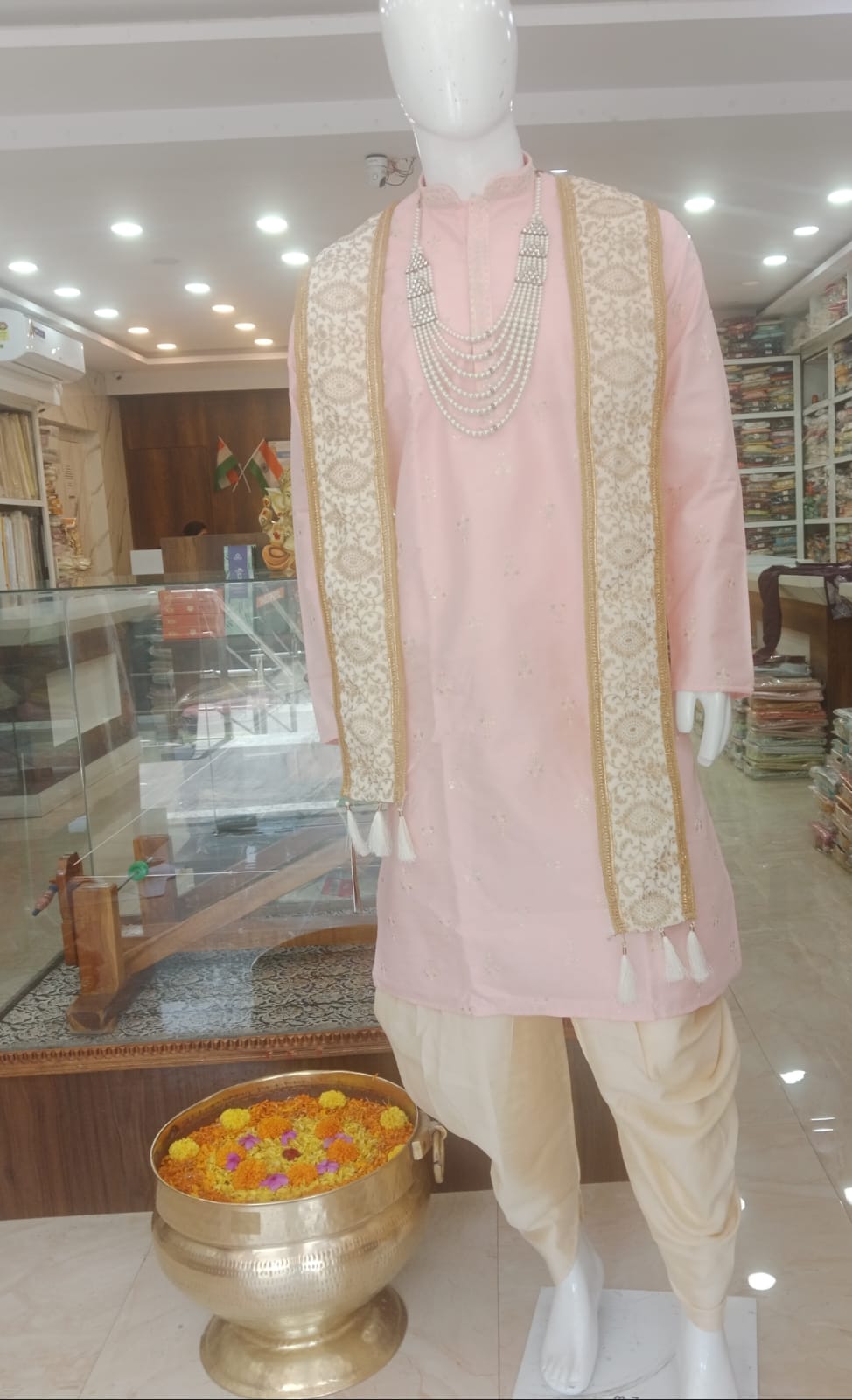 khadi fancy kurta for men